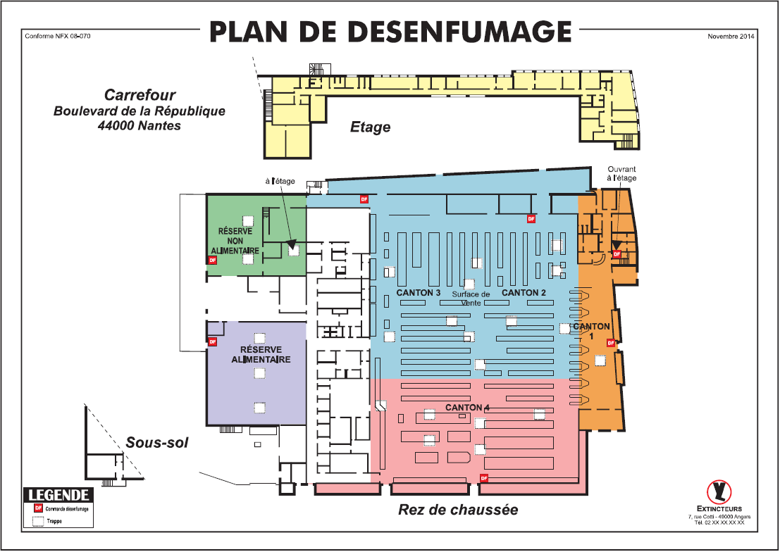 Plans de désenfumage à Sarlat My S I SarlatSécurité incendie